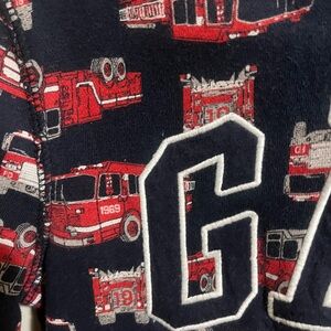 Boys fireman print hoodie